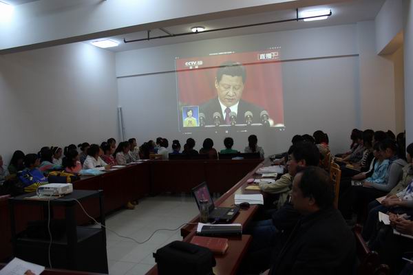 外语学院组织召开“共筑中国梦学习交流会”